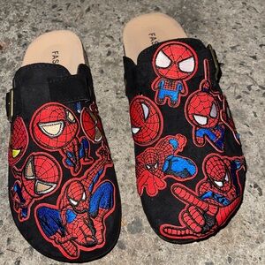Spiderman Clogs 
Brand New